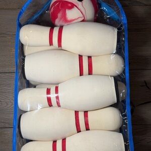 Gently used crate and barrel kids indoor kids bowling set